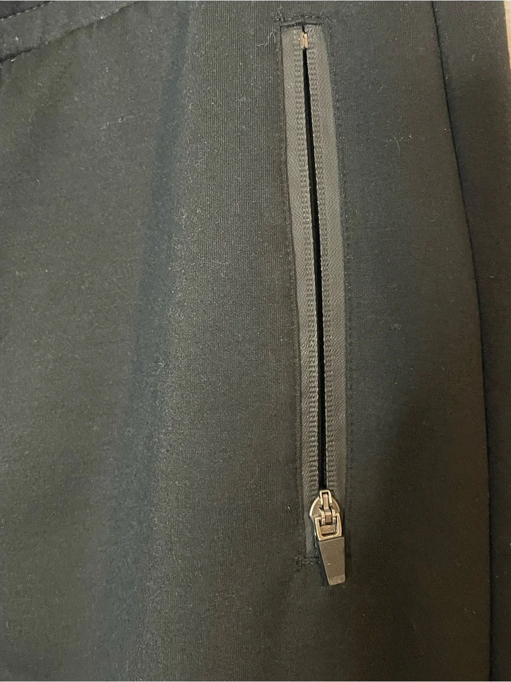 Aeropostale Black Zip-Pocket Jogger Pants